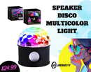 SPEAKER DISCO MULTICOLOR LIGHT