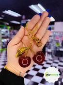 Cherry temptation keyring