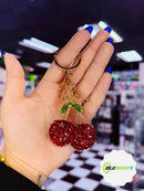 Cherry temptation keyring