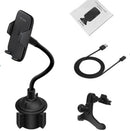 CAR CUP HOLDER CON CARGADOR INALAMBRICO