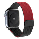 CORREA APPLE WATCH DOBLE TONO ROJO & NEGRO