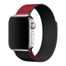 CORREA APPLE WATCH DOBLE TONO ROJO & NEGRO