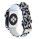CORREA APPLE WATCH WHITE LEOPARD