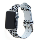 CORREA APPLE WATCH WHITE LEOPARD