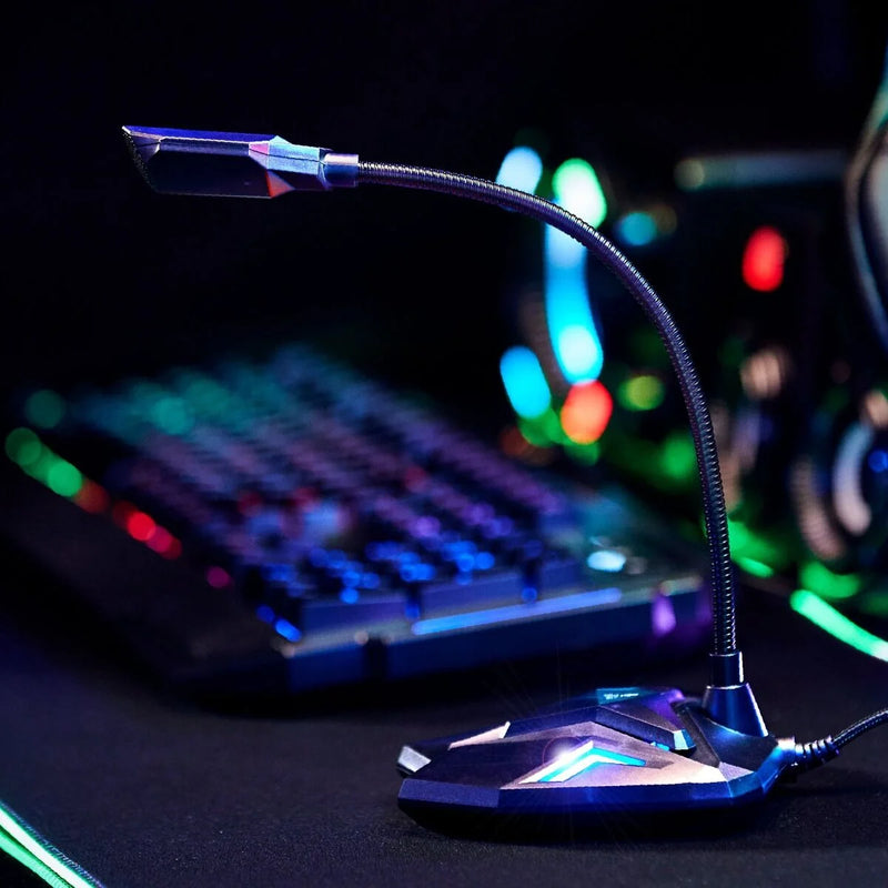 MICROFONO GAMER LED