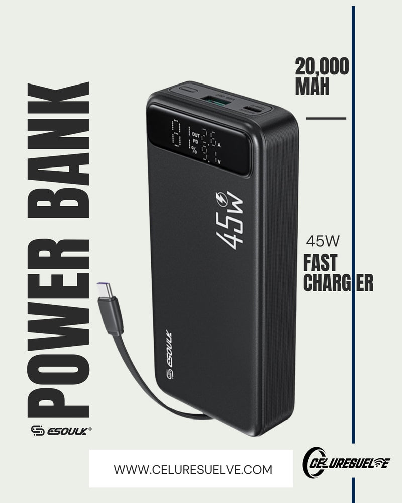 Esoulk 20,000/45W power bank