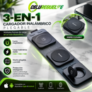 3-En-1 Cargador Inalámbrico Plegable