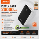 LDNIO Power Bank 20,000mAh