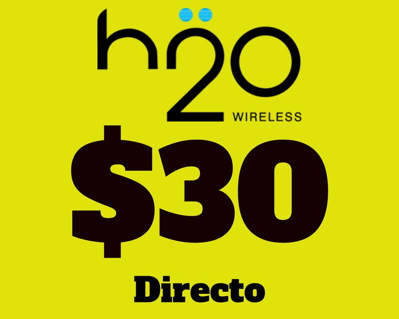 RECARGA H2O WIRELESS