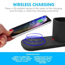 Wireless Charge Lamp w/Pen Holder