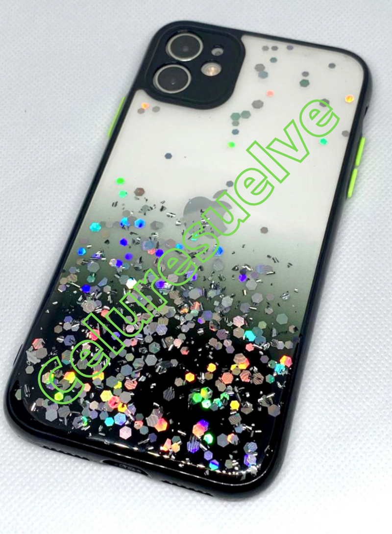 COVER IPHONE BRILLO NEGRO