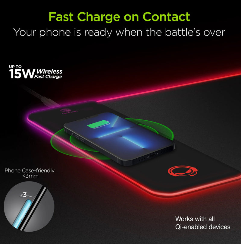 HYPERGEAR WIRELESS CHARGING MOUSE PAD