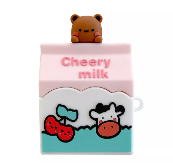 COVER AIRPODS CHEERY MILK