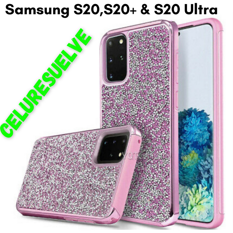 COVER DE BRILLO PARA SAMSUNG: S20, S20+ & S20 ULTRA