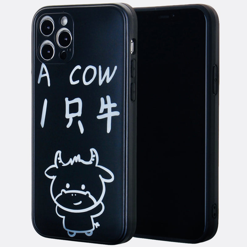 COVER PARA IPHONE COW