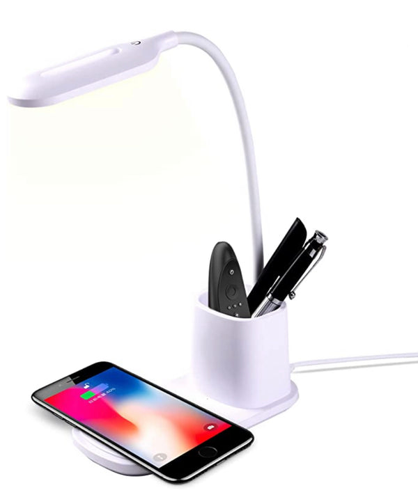 WIRELESS CHARGER DESK LAMO WITH PEN CUP